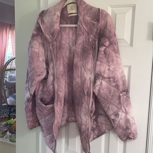 Urban Outfitters Quilted Tie Dye Jacket